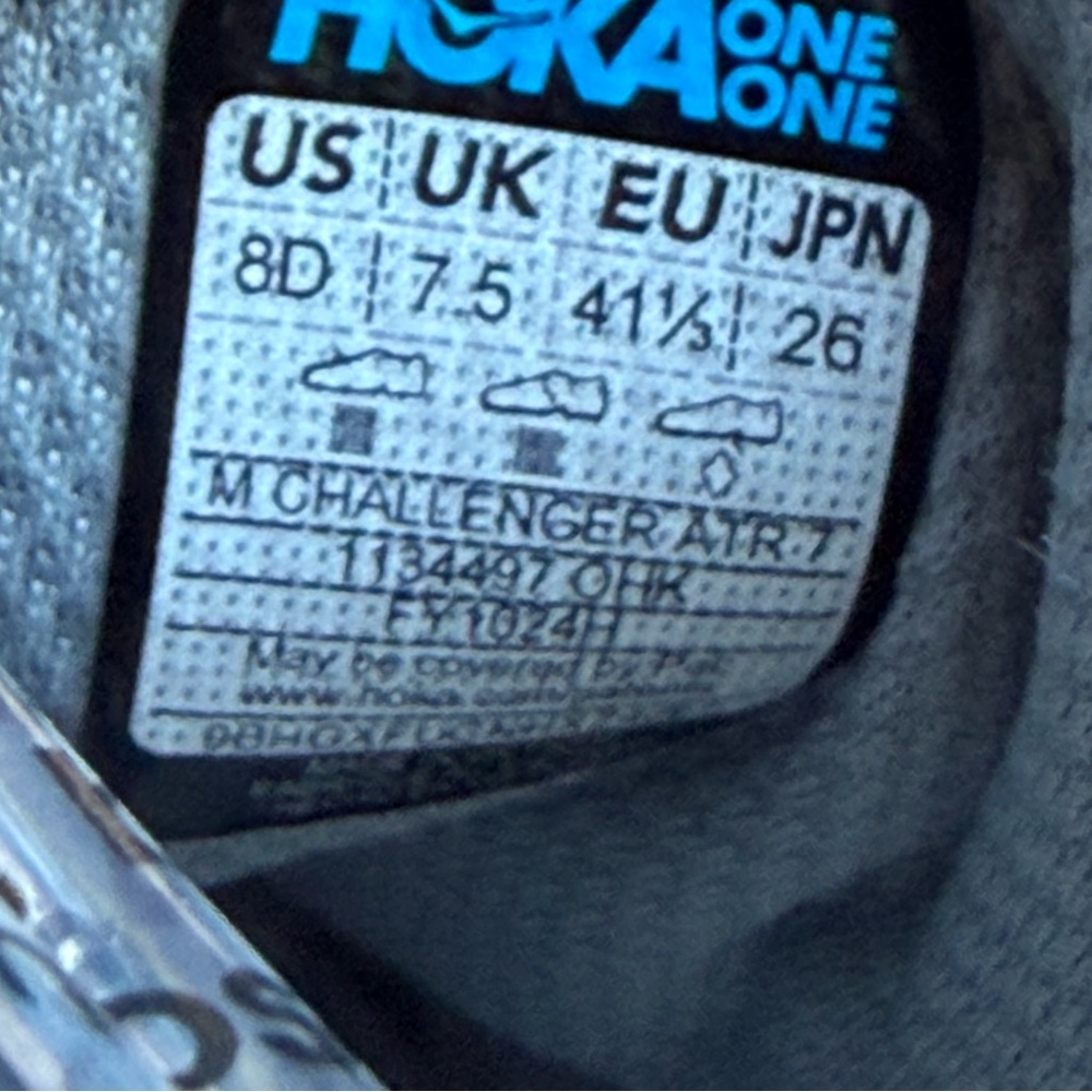 Hoka One One Challenger ATR 7 Road & Trail Running Shoes - Picture 10 of 10